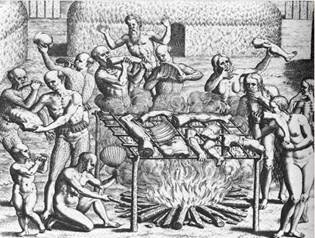CANIBALISMO, PARTES DO CORPO, Hans staden, Brasil Colônia, wikipedia